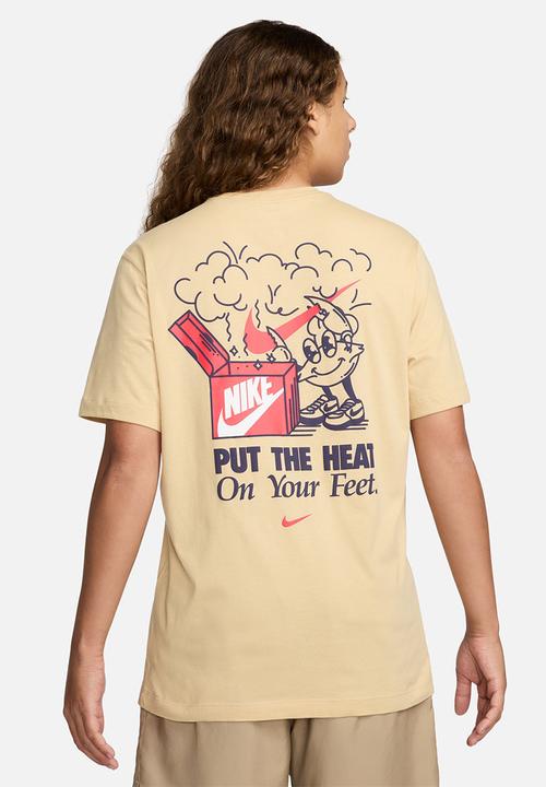 Nike - M nsw tee oc graphic pk5 - sesame