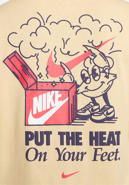 Nike - M nsw tee oc graphic pk5 - sesame
