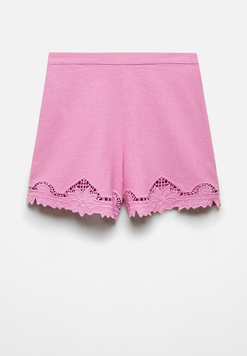 MANGO - Shorts Bali-H - Light / Pastel Pink