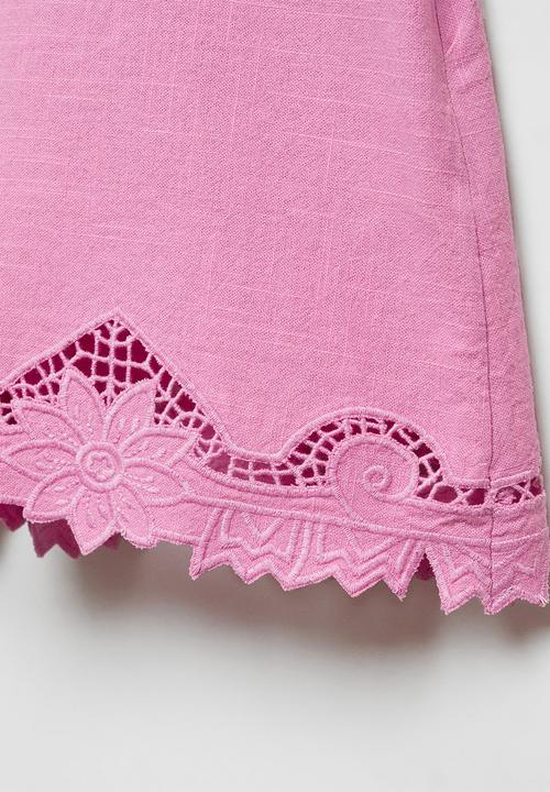 MANGO - Shorts Bali-H - Light / Pastel Pink