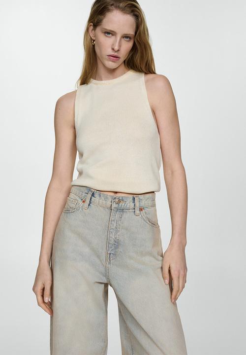 MANGO - Jeans denver - open-blue