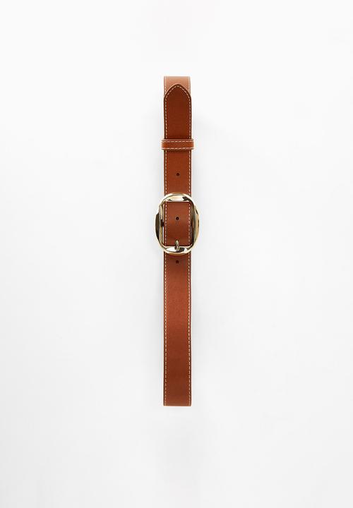MANGO - Belt bile - brown