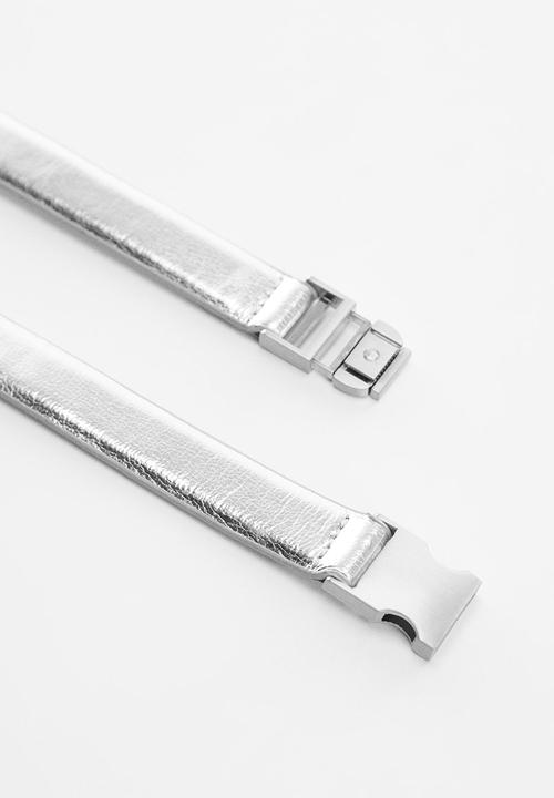 MANGO - Belt sary - silver