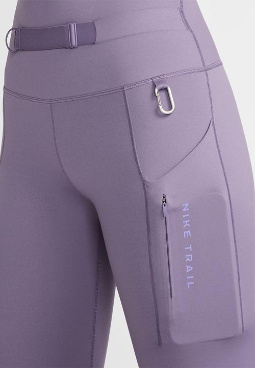 Nike - Nike Trail Women's Firm-Support 7/8 Leggings - Lilac Bloom