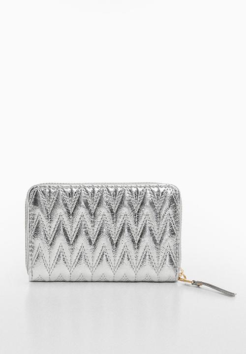 MANGO - Wallet m-- queens - silver