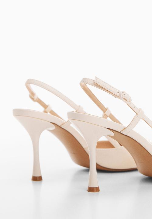MANGO - Tone slingback court - light beige