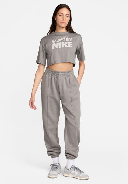 Nike - W Nsw Flc Pant Gls - Flat Pewter & Lt Iron Ore