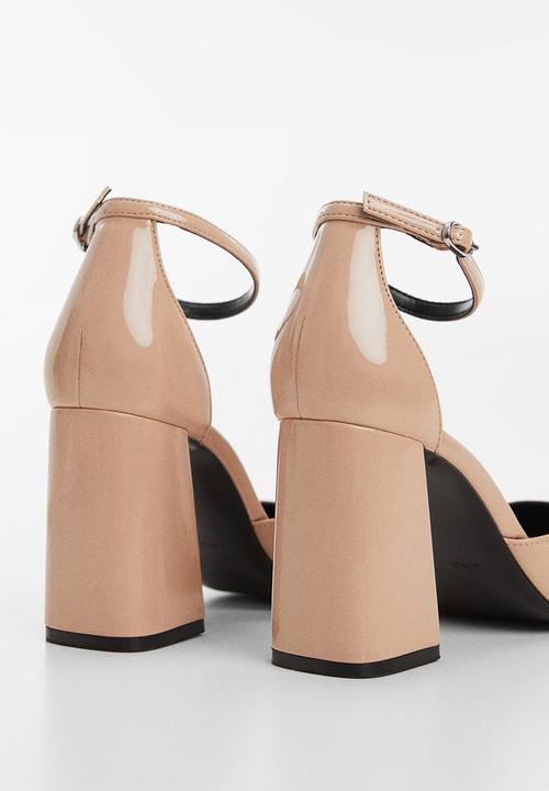 MANGO - Fina 1 block heel - light pastel pink