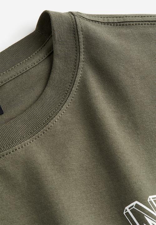 H&M - Loose fit T-shirt - khaki green nsd