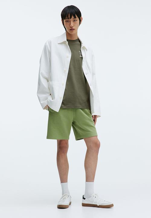 H&M - Loose fit T-shirt - khaki green nsd