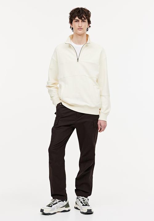 H&M - Loose fit sweatshirt - cream 