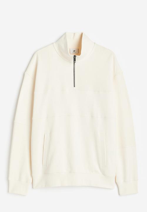 H&M - Loose fit sweatshirt - cream 