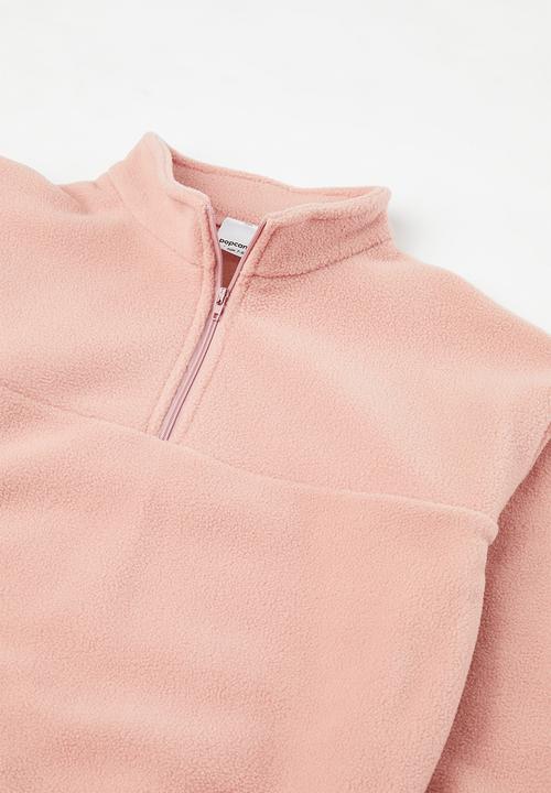 Pop Candy - Teddy fleece track set - pink
