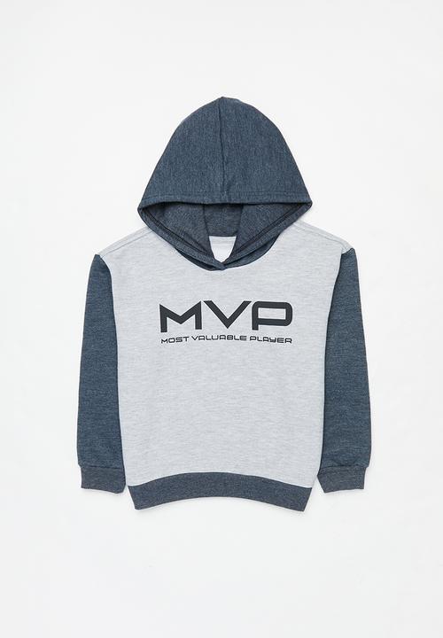 Pop Candy - 2 Pack hoodie - grey & royal
