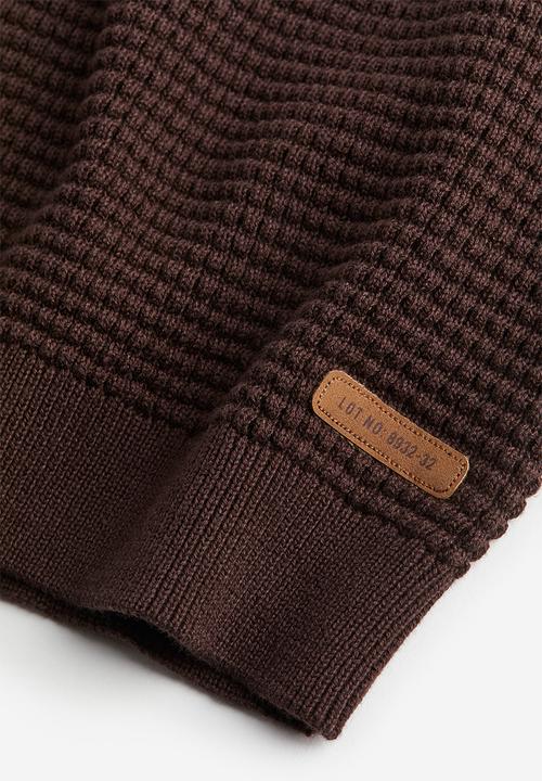 H&M - Waffle-knit jumper - brown