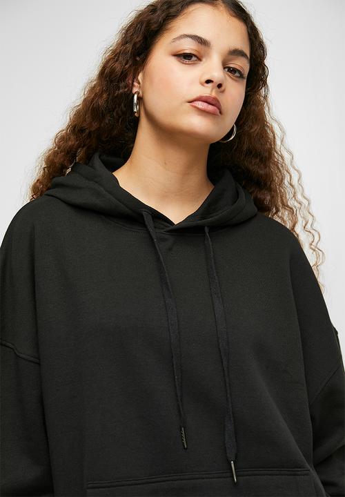 Blake - Oversized collegiate hoodie - black
