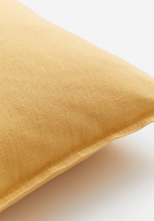 H&M - Linen-blend cushion cover - yellow