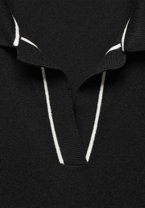 MANGO - Sweater vert - black