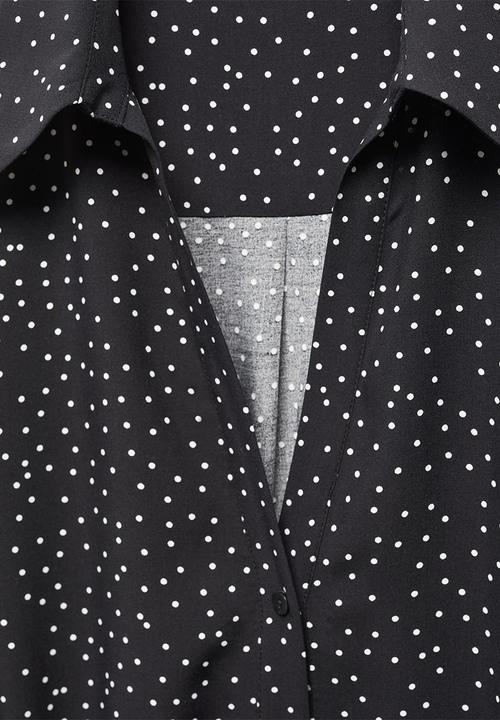 MANGO - Dress apple - black