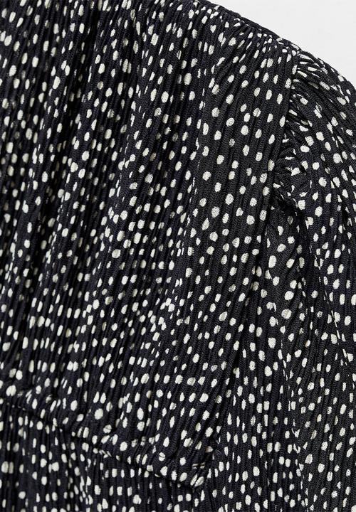 MANGO - Dress pomelo - black