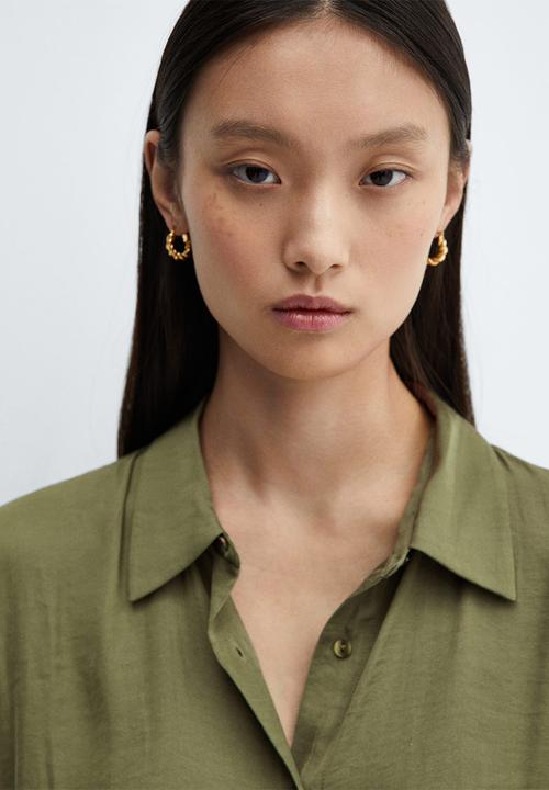 MANGO - Shirt mari-h - beige/khaki
