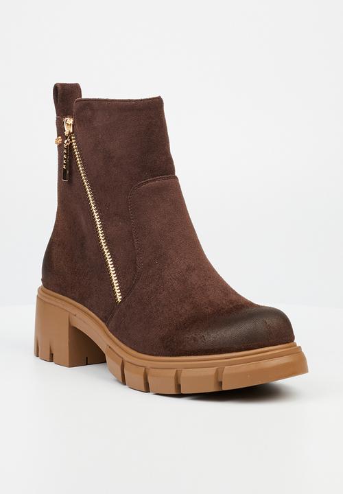 Miss Black - Odyssey 4 ankle boot - chocolate