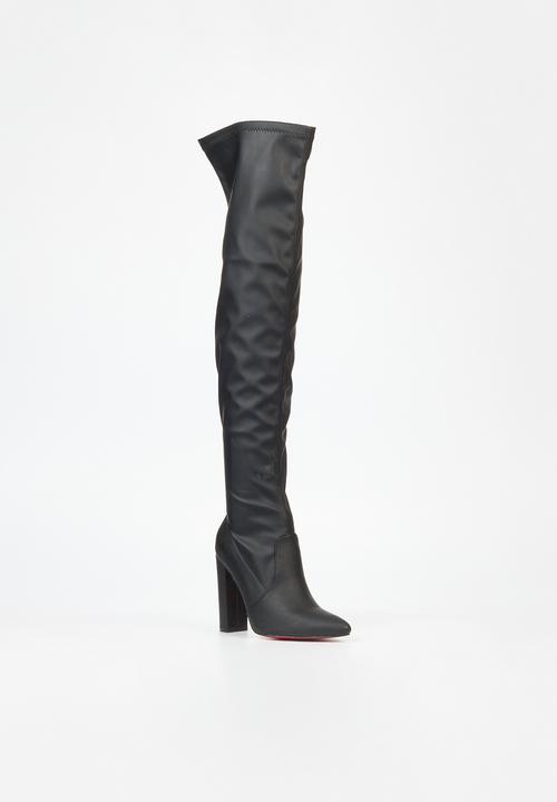 Miss Black - Revenge 1 over the knee boot - black