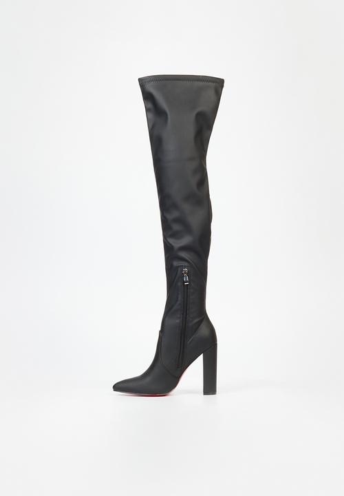 Miss Black - Revenge 1 over the knee boot - black