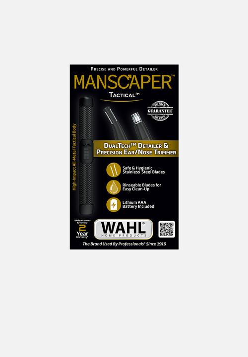 WAHL - Manscaper Tactical Lithium Ion Battery Operated Ear, Nose & Brow Trimmer Kit