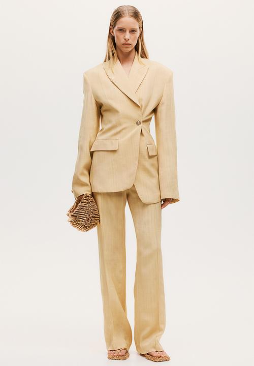 H&M - H&M Studio: Tailored viscose trousers - beige
