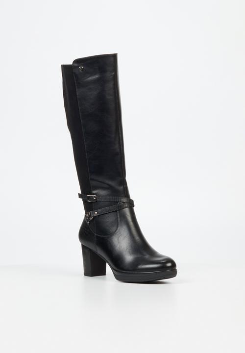 Butterfly Feet - Jadon 1 block heel boot - black