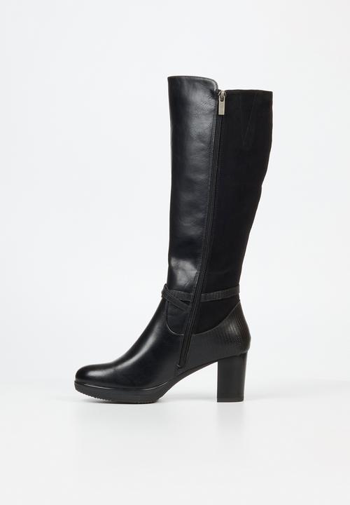 Butterfly Feet - Jadon 1 block heel boot - black