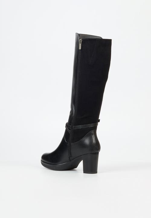 Butterfly Feet - Jadon 1 block heel boot - black