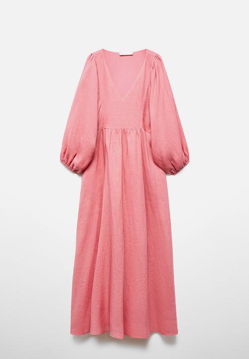 MANGO - Dress danone - bright pink