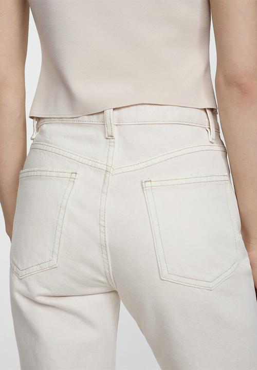 MANGO - Jeans matilda - off white