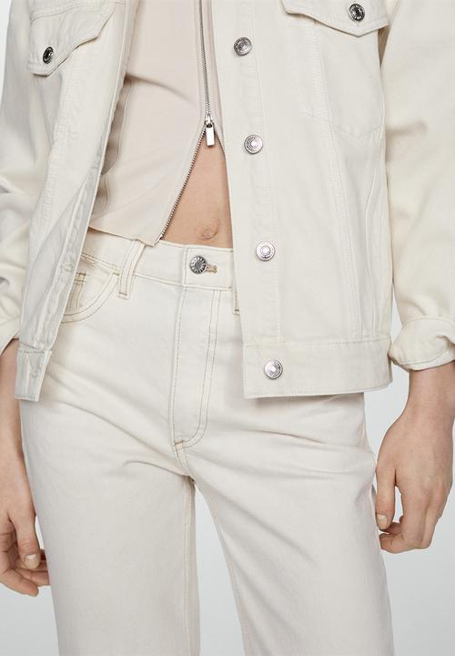 MANGO - Jeans matilda - off white