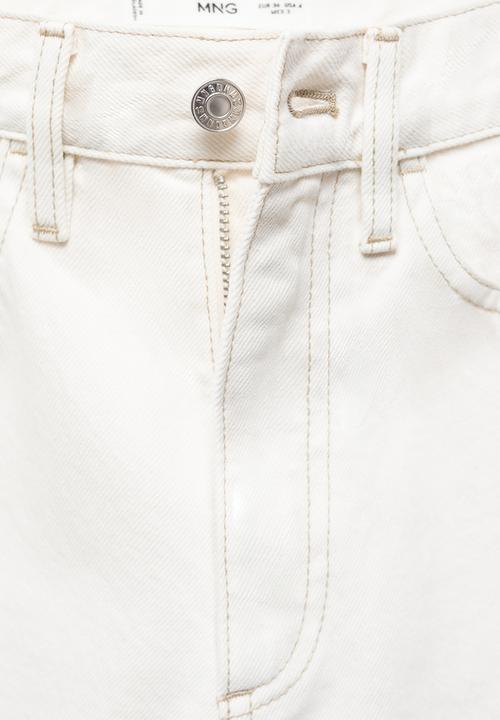 MANGO - Jeans matilda - off white
