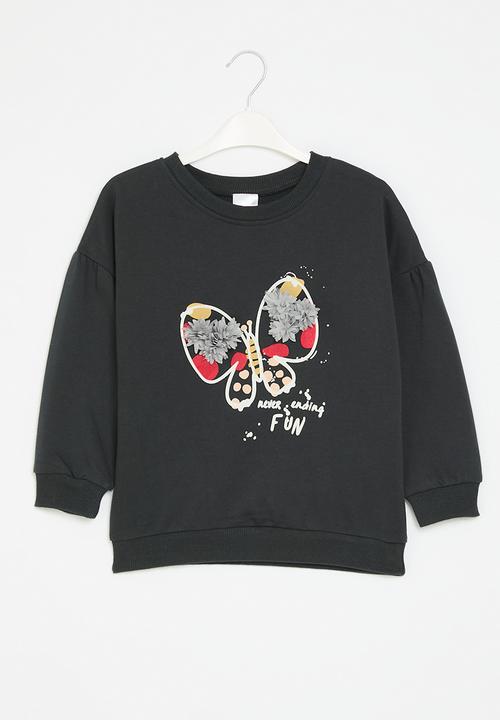 Pop Candy - Printed sweat top - navy