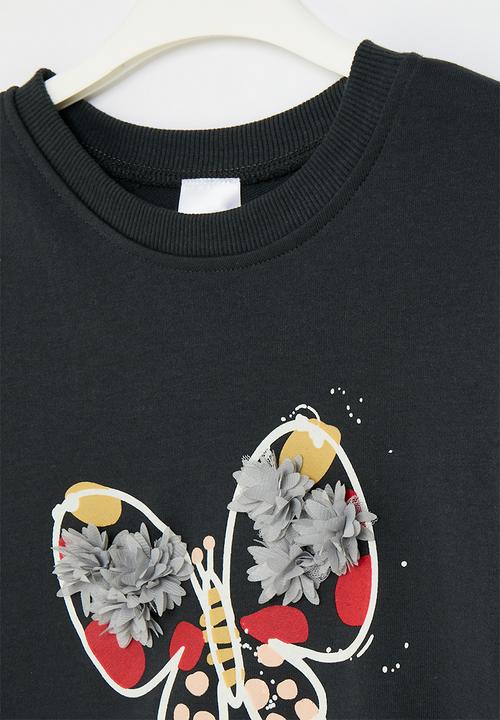 Pop Candy - Printed sweat top - navy
