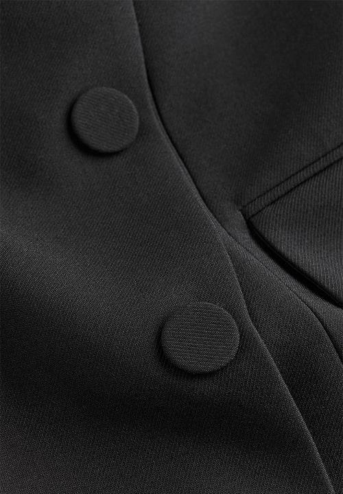 H&M - Tuxedo mini dress - black