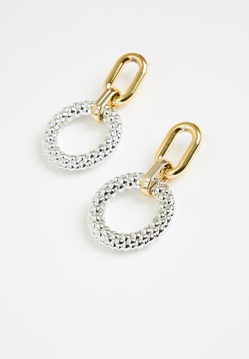 Superbalist - Saskia earrings - silver & gold