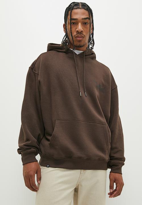 STYLE REPUBLIC - SR Oversize Hoodie Front & Back HD Print - Brown