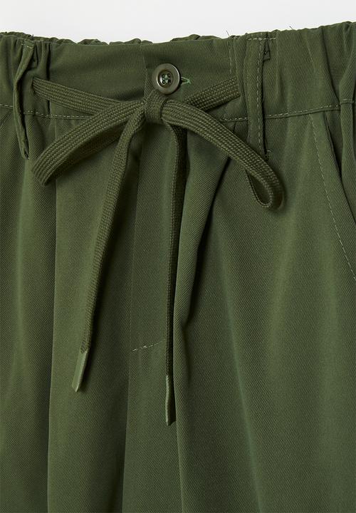 Pop Candy - Parachute pants - green