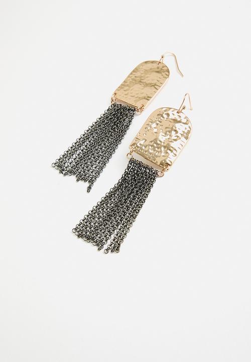 Superbalist - Scout statement earrings - silver & gold
