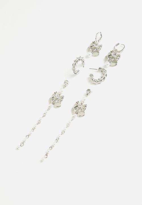 Superbalist - Sima earring pack - silver