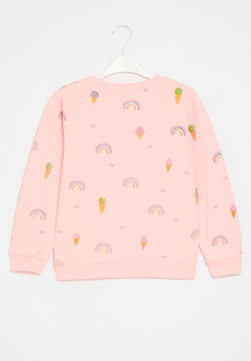 Pop Candy - Printed sweat top - pink