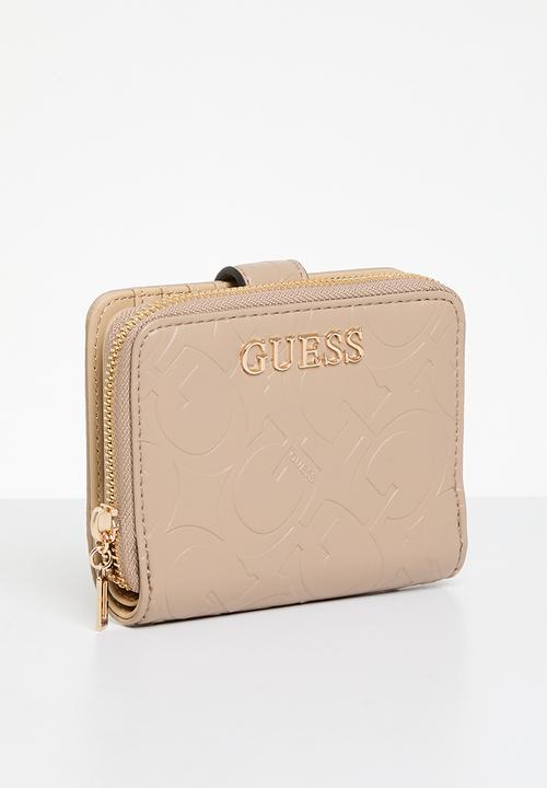 GUESS - Reece slg foldover zip - latte