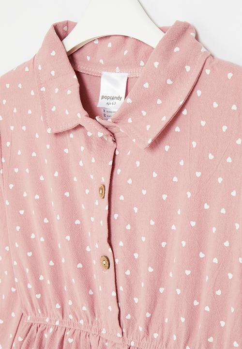 Pop Candy - Polka dot dress - pink & white