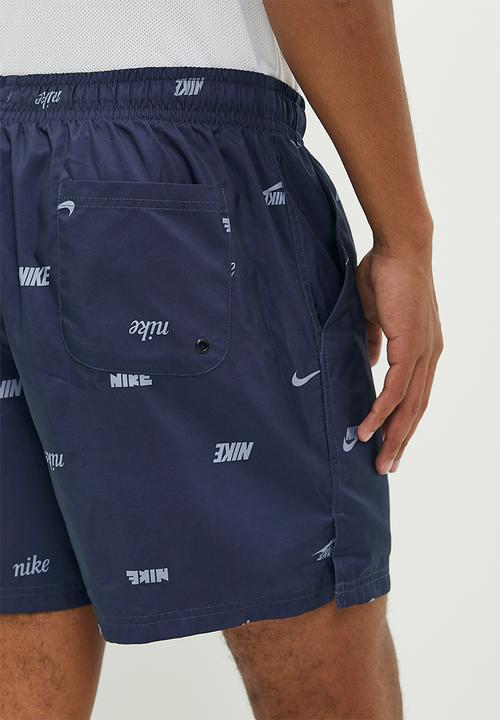 Nike - Nsw ce woven flow shorts - blue & white