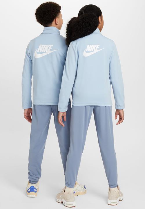 Nike - K Nsw Tracksuit Poly Fz Hbr - Lt Armory Blue/Ashen Slate/White